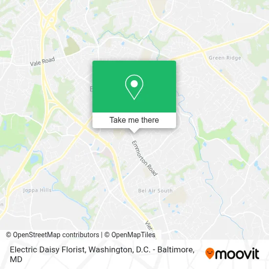 Electric Daisy Florist map