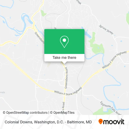 Colonial Downs map