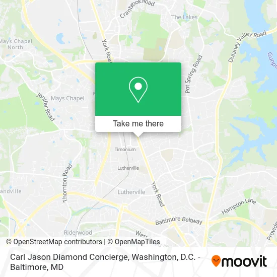 Carl Jason Diamond Concierge map
