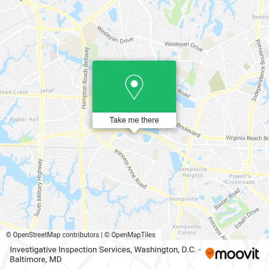Investigative Inspection Services map