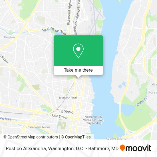 Rustico Alexandria map