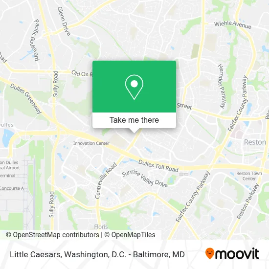 Little Caesars map