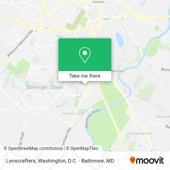 Lenscrafters map