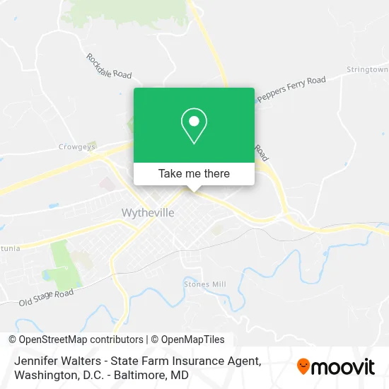 Jennifer Walters - State Farm Insurance Agent map
