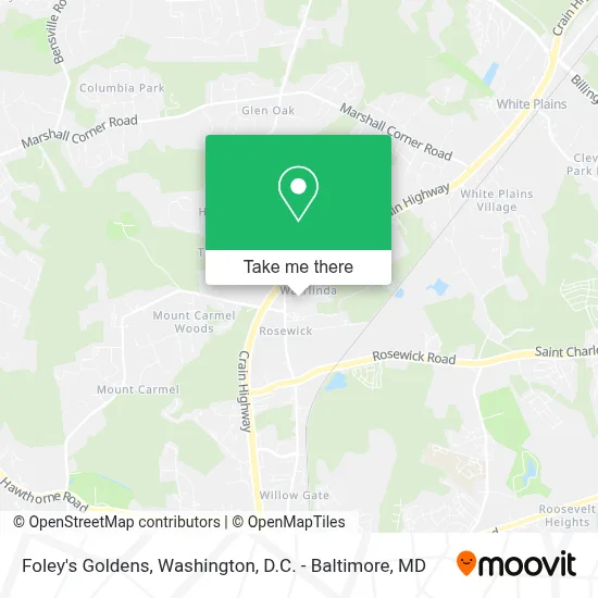 Foley's Goldens map