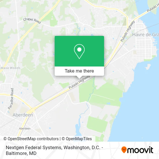 Nextgen Federal Systems map