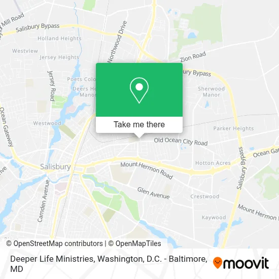 Deeper Life Ministries map