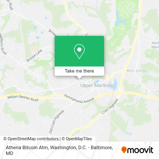 Athena Bitcoin Atm map