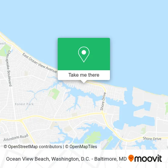 Ocean View Beach map