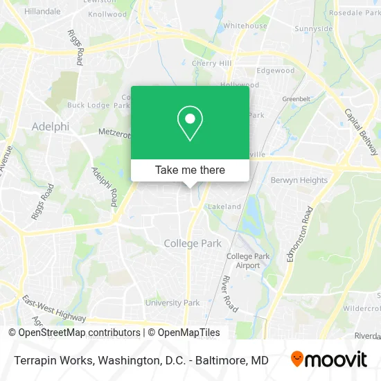 Terrapin Works map