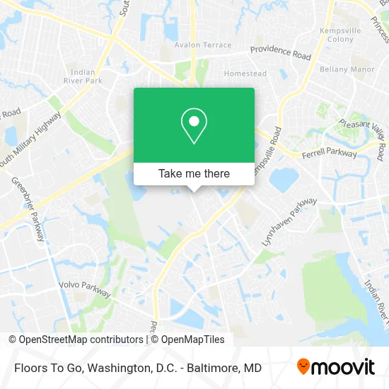 Floors To Go map
