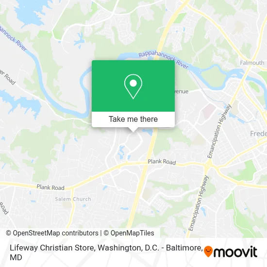 Lifeway Christian Store map