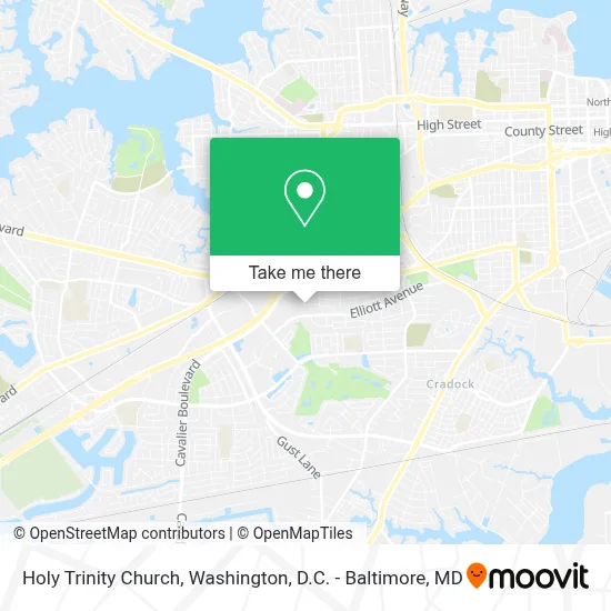 Holy Trinity Church map