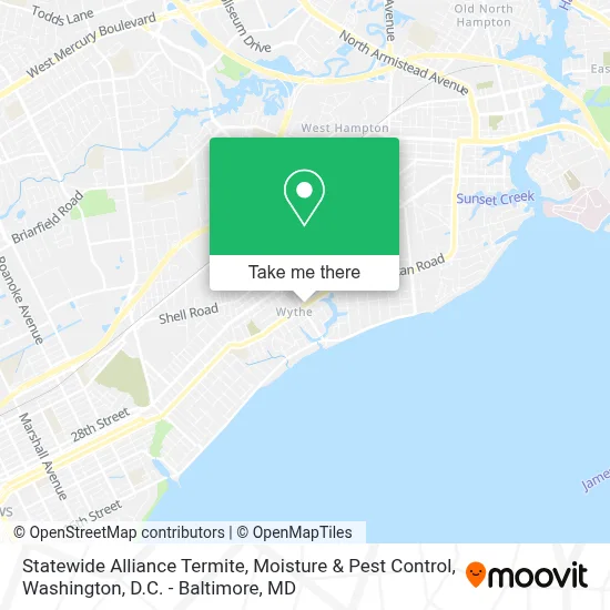 Statewide Alliance Termite, Moisture & Pest Control map