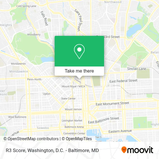 R3 Score map