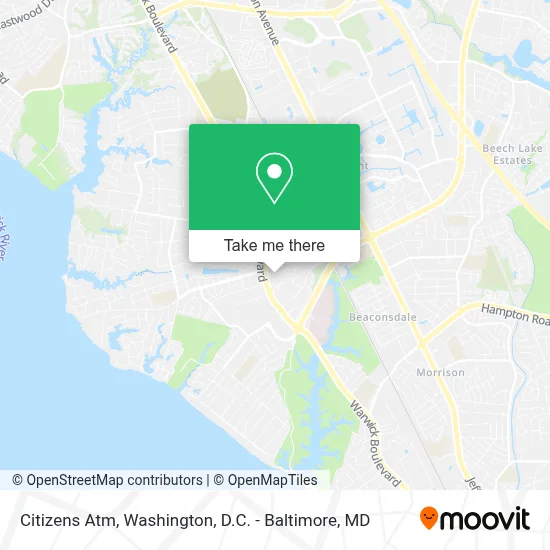 Citizens Atm map
