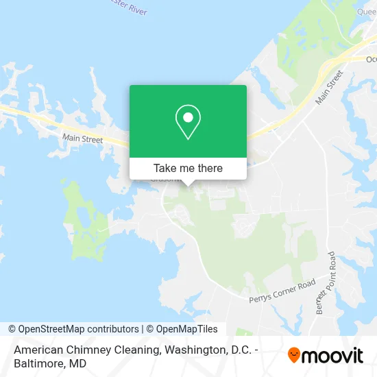 American Chimney Cleaning map