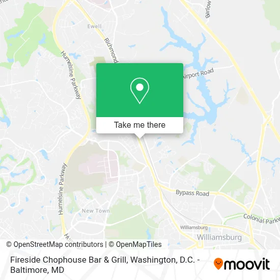 Fireside Chophouse Bar & Grill map