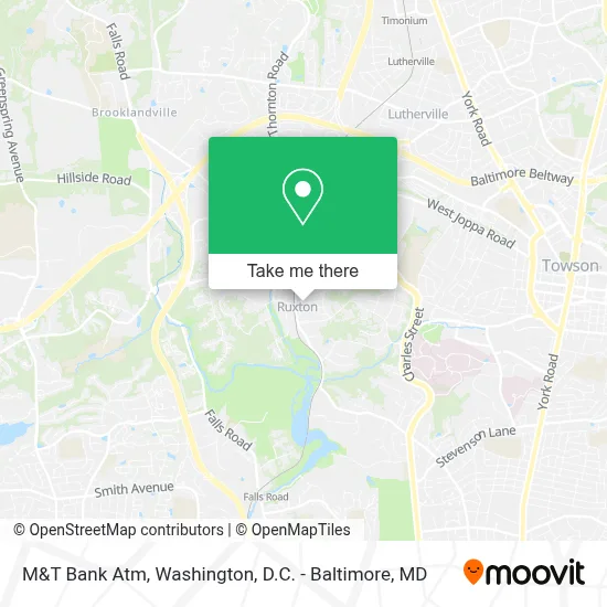 M&T Bank Atm map