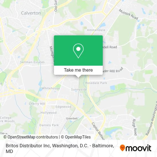 Britos Distributor Inc map