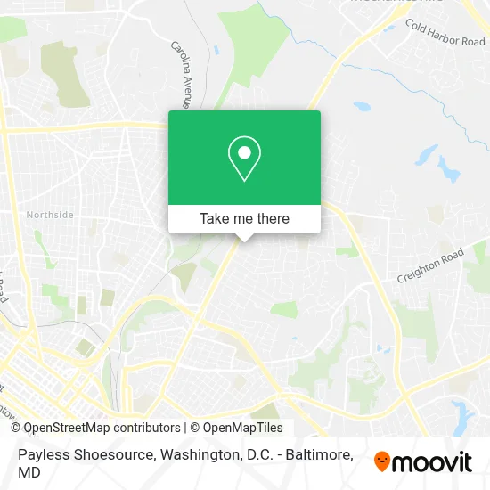 Payless Shoesource map