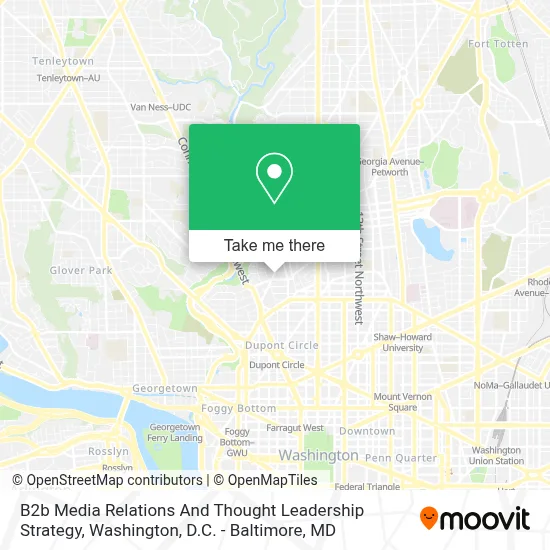 B2b Media Relations And Thought Leadership Strategy map
