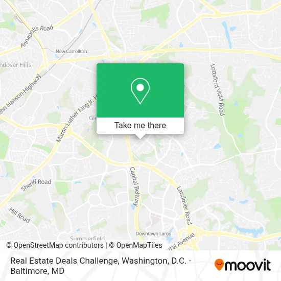 Real Estate Deals Challenge map