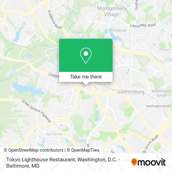 Tokyo Lighthouse Restaurant map