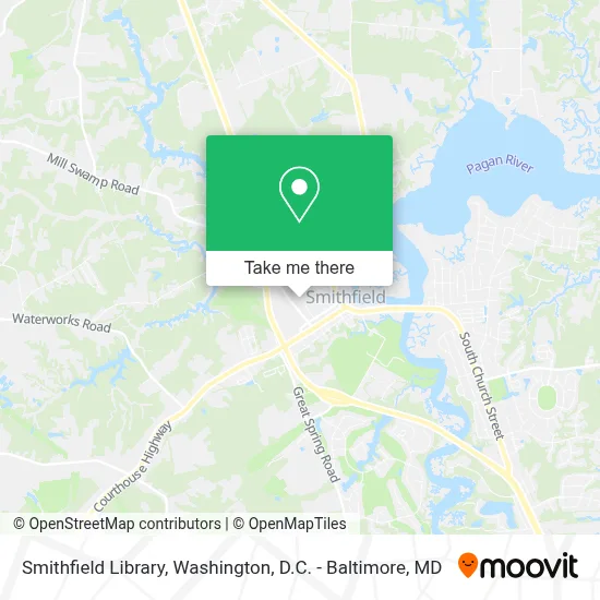 Smithfield Library map