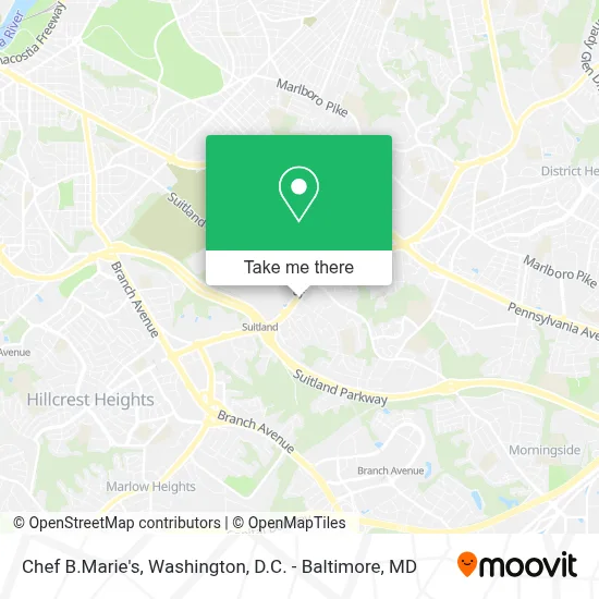 Chef B.Marie's map