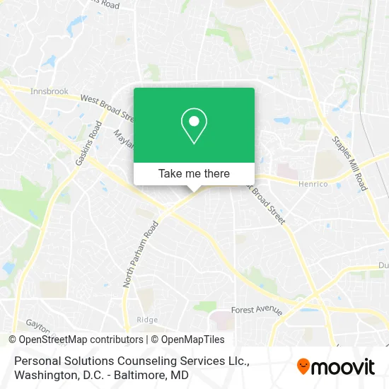 Personal Solutions Counseling Services Llc. map