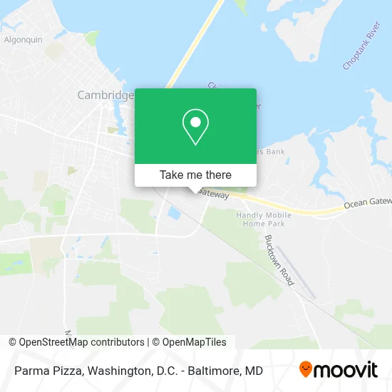 Parma Pizza map