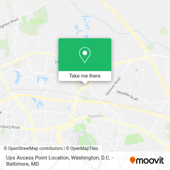Ups Access Point Location map