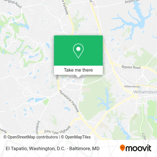 El Tapatio map