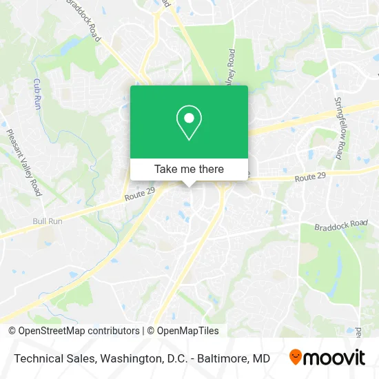 Technical Sales map