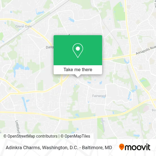 Adinkra Charms map