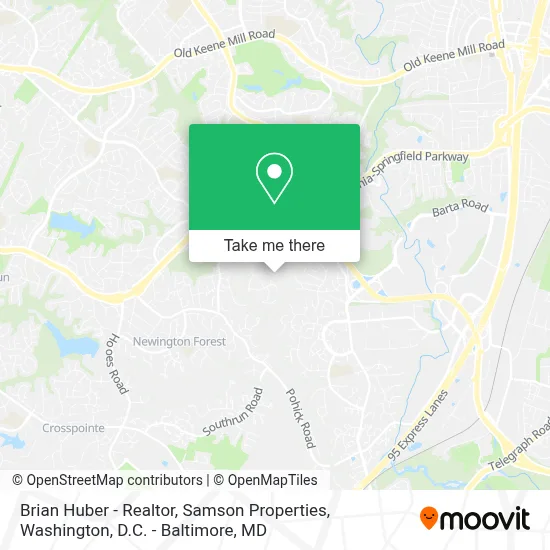 Brian Huber - Realtor, Samson Properties map