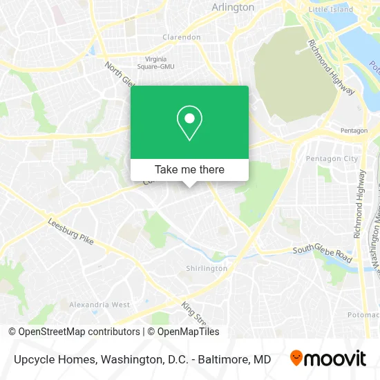 Upcycle Homes map