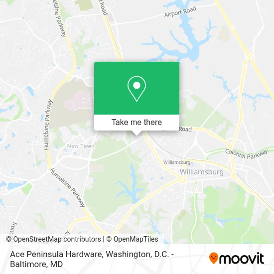 Ace Peninsula Hardware map