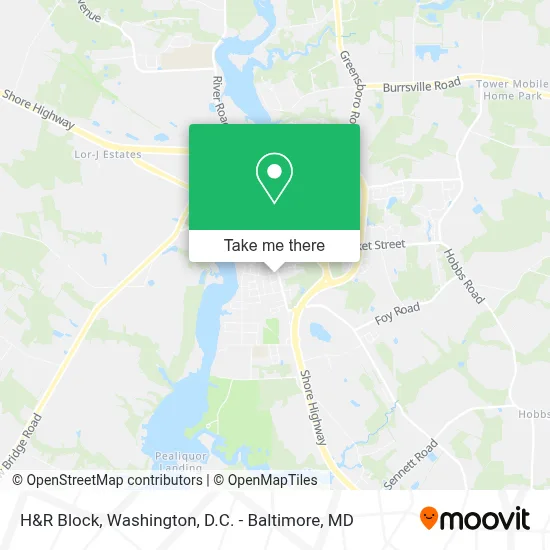 H&R Block map