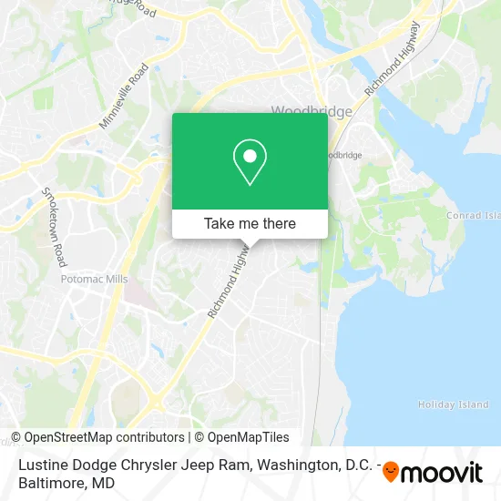 Lustine Dodge Chrysler Jeep Ram map