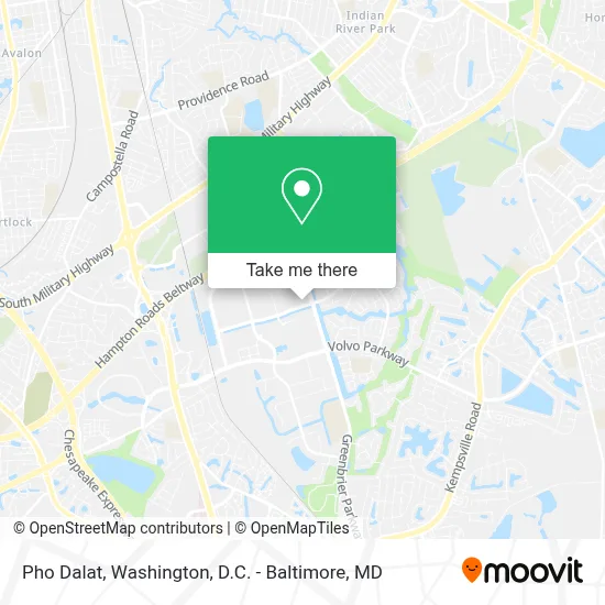 Pho Dalat map