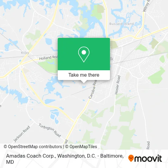 Amadas Coach Corp. map