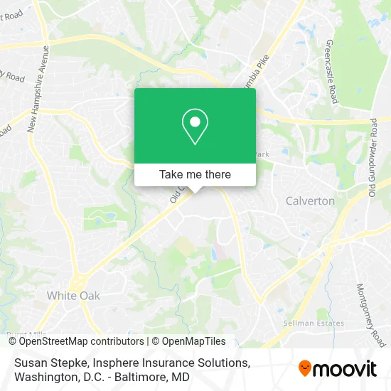 Susan Stepke, Insphere Insurance Solutions map