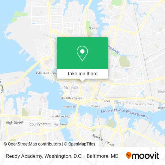 Ready Academy map