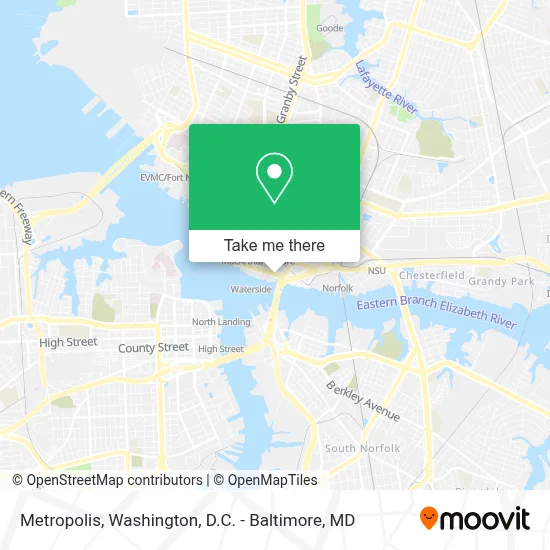 Metropolis map