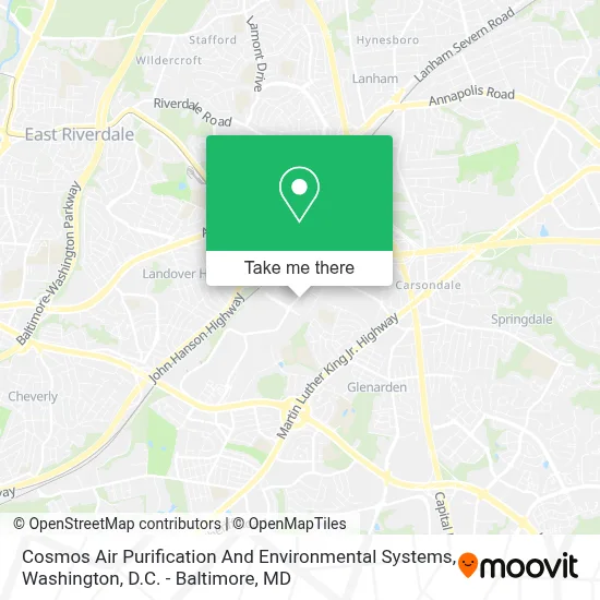Cosmos Air Purification And Environmental Systems map