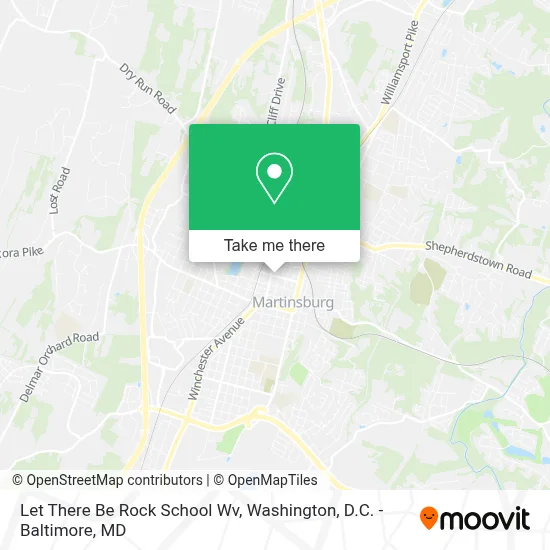 Let There Be Rock School Wv map