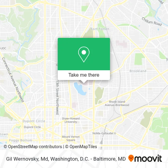 Gil Wernovsky, Md map