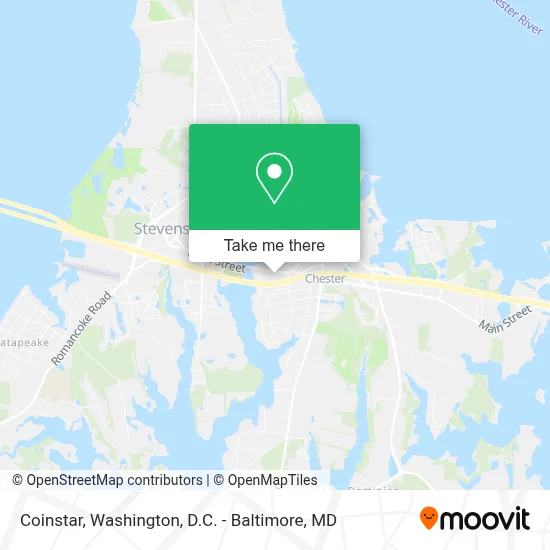 Coinstar map